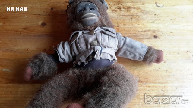 Стара играчка маймунка, снимка 7 - Плюшени играчки - 12335438