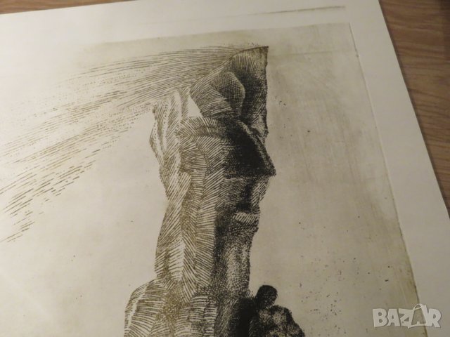 картина  Желани върхове, борба и копнеж в една картина Елка Будинова Найденова /1932г. - 2016г./, снимка 4 - Антикварни и старинни предмети - 24874671