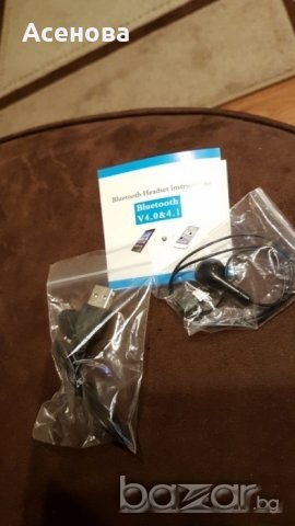 Блутут хендсфри с уникален дизайн, снимка 3 - Слушалки, hands-free - 20949957
