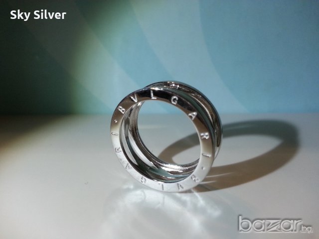 Сребърен пръстен, модел на BVLGARI в Пръстени в гр. София - ID20244768 —  Bazar.bg