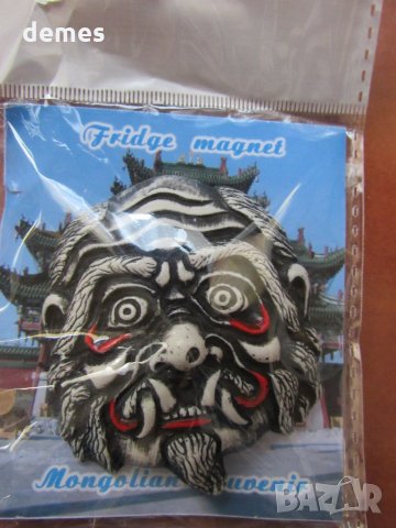 Автентичен  3D магнит Будистки символи, Монголия-серия-17, снимка 4 - Колекции - 22486221