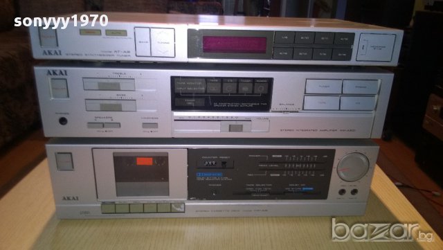 akai hx-a210/at-a2/hx-a2/amplifier+tuner-made in japan-внос швеицария, снимка 1 - Ресийвъри, усилватели, смесителни пултове - 9136814