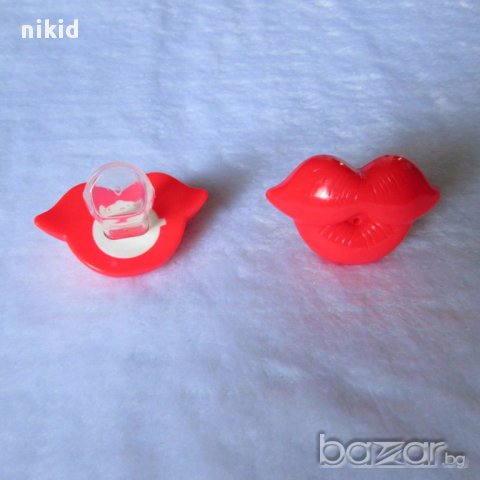 бебешки биберон биба устна целувка силиконов, снимка 2 - Прибори, съдове, шишета и биберони - 16944699