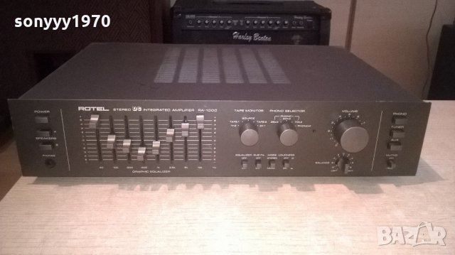 rotel ra-1000 stereo amplifier-tokyo japan-внос швеицария, снимка 1 - Ресийвъри, усилватели, смесителни пултове - 22189872