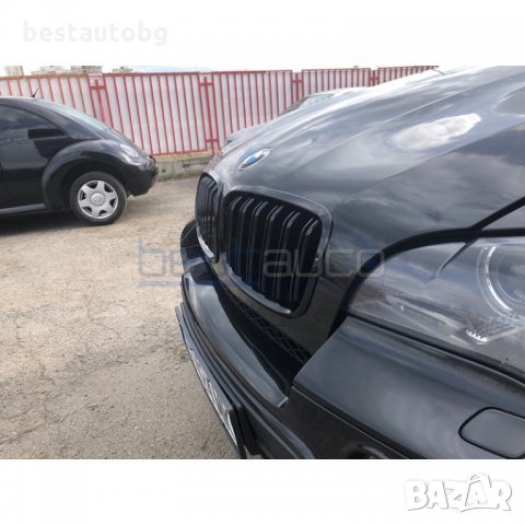 Черен Гланц Двойни Бъбреци за BMW X5 E70 X6 E71 / БМВ Х5 Е70 Х6 Е71 , снимка 4 - Аксесоари и консумативи - 25133876
