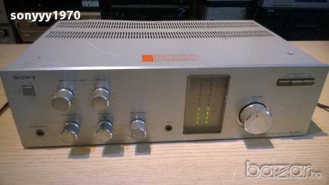 sony ta-333 integrated amplifier-180w-made in taiwan-внос швеицария, снимка 8 - Ресийвъри, усилватели, смесителни пултове - 10352710