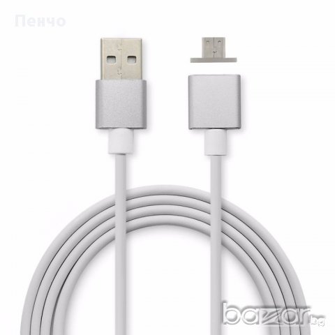 Кабел за зареждане и данни с магнитен накрайник HIGH-SPEED-Ultra-Micro-USB-Data, снимка 8 - USB кабели - 17483782