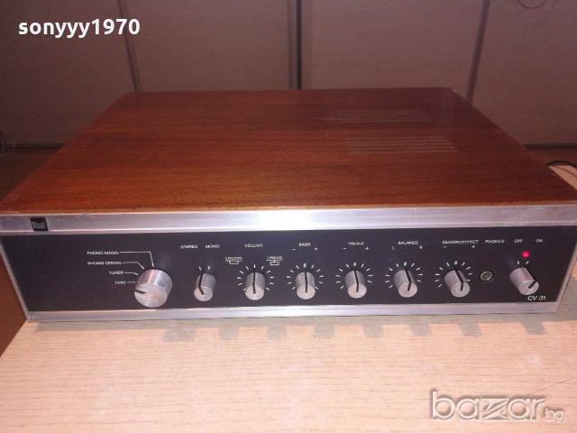ПОРЪЧАН-dual cv31 amplifier-made in germany-внос швеицария, снимка 7 - Ресийвъри, усилватели, смесителни пултове - 20361529