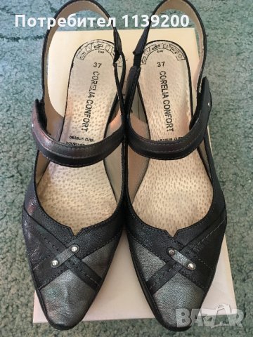 Corelia Confort 37 нови френски обувки с кутия естествена кожа удобни, снимка 3 - Дамски ежедневни обувки - 20865927