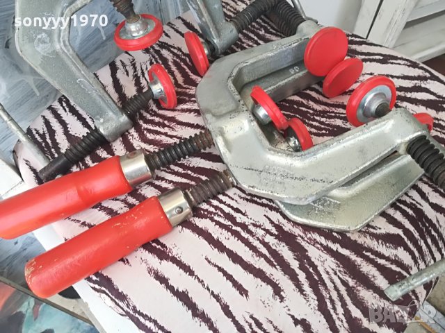 bessey-germany-яки стяги 40х40см-с захват 9см-внос швеицария, снимка 3 - Стяги - 24578751