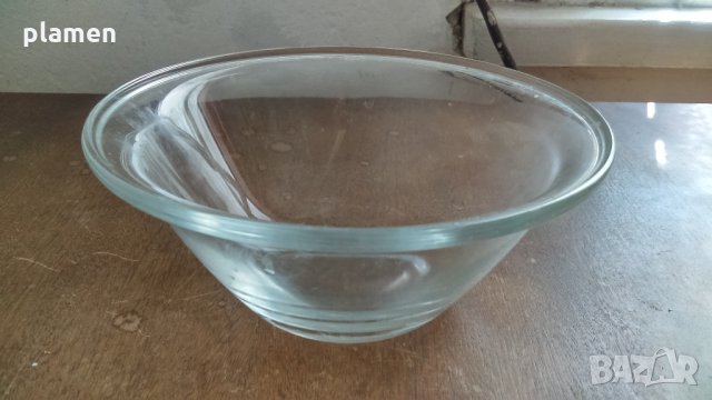 Стъклени съдове, снимка 5 - Чинии - 24816784