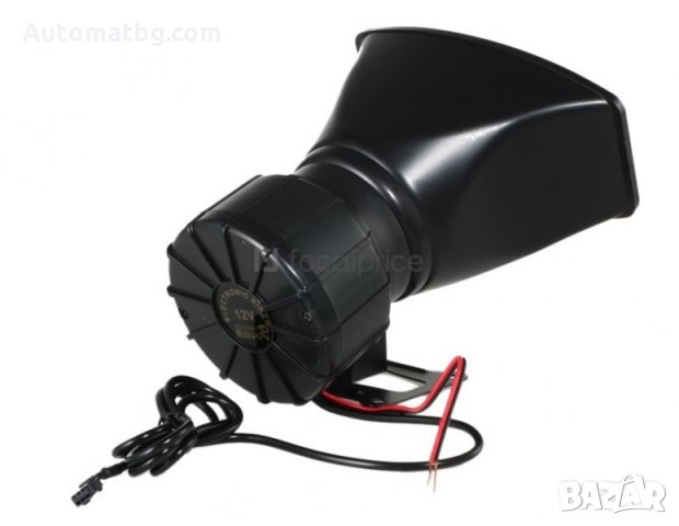 Сирена с мегафон и микрофон 3 мелодии 12V/50W – 4801, снимка 3 - Аксесоари и консумативи - 23968600