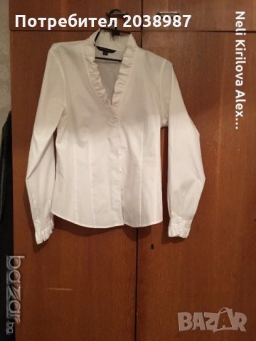 блуза бяла много официална  размер 12Р, снимка 2 - Блузи с дълъг ръкав и пуловери - 22419401