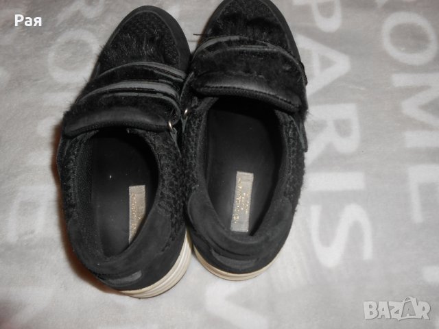 Черни спотни обувки Dolce Gabbana 100 % кожа, снимка 8 - Детски маратонки - 24338765