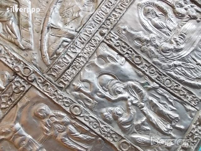  Икона-Житието на Христос , снимка 6 - Антикварни и старинни предмети - 21155428