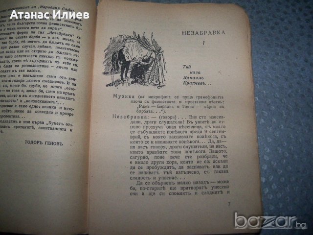 "Незабравки" политически пиески за народния съд 1945г., снимка 5 - Художествена литература - 20895611