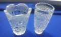 Две кристални вази различни, снимка 1 - Вази - 25563166