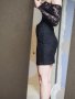 Малка черна рокля с голи рамене , снимка 8