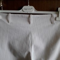 Дамски бял панталон еластичен, снимка 4 - Панталони - 21724855