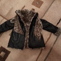 Детско кожено палтенце-3-4-5 год., снимка 2 - Детски якета и елеци - 22703647
