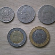 Мароко-лот монети -1/2, 1, 2, 5 и 10 дирхама, 2002 г., 92 m, снимка 2 - Нумизматика и бонистика - 10313911