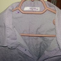 лилава мъжка риза м размер, снимка 2 - Ризи - 20613968