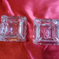 Комплект Свещници Шведско Кристално Стъкло, снимка 2 - Антикварни и старинни предмети - 25073804