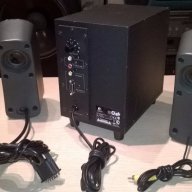 Logitech z323-active subwoofer+2 speakers-внос швеицария, снимка 2 - Ресийвъри, усилватели, смесителни пултове - 14103584