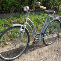 Ретро дамски велосипед 28 цола марка HUSQVARNA Хускварна употребяван модел 1956-60 год., снимка 2 - Велосипеди - 25123655