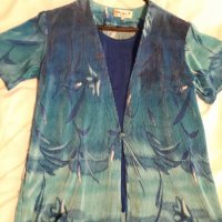 Дамска блуза широка голяма ХЛ-2ХЛ, снимка 1 - Тениски - 25439900