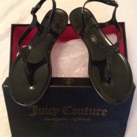 JUICY COUTURE-нови черни сандали-37 номер , снимка 4 - Сандали - 19727015