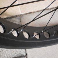 Продавам колела внос от Германия комплект нови  алуминиеви капли за ФАТ БАЙК 26 цола за дискови спир, снимка 6 - Части за велосипеди - 22923274