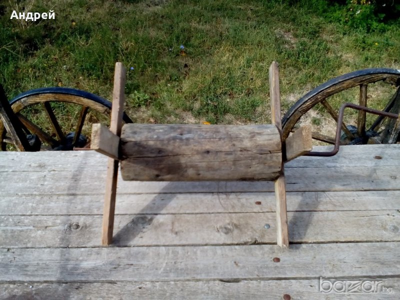 Старинно колело от геран,бунар, снимка 1