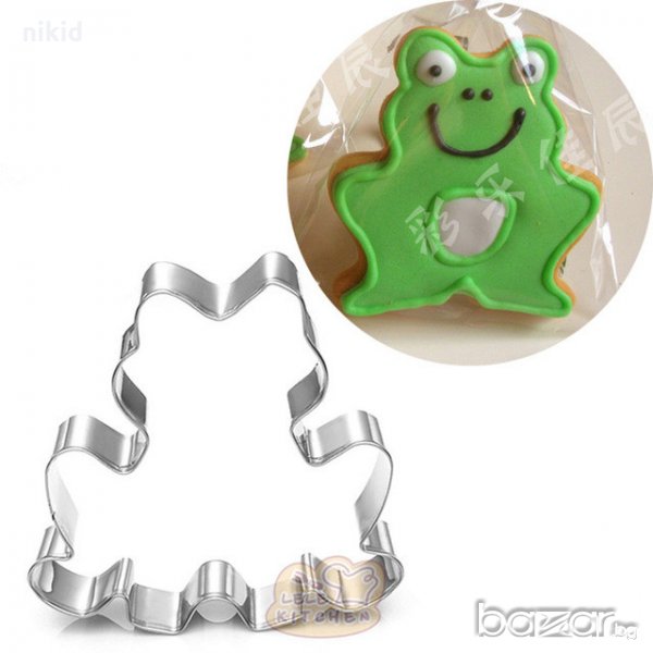 жаба жабка метална форма резец украса торта фондан сладки др., снимка 1