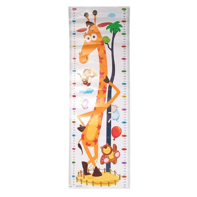 Жираф метър за стена и мебел детска стая лепенка стикер самозалепващ в  Други в гр. Ямбол - ID23242792 — Bazar.bg