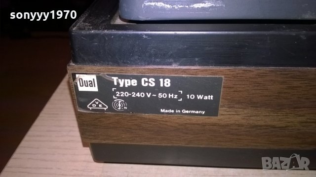 dual type cs18/dual1225-made in germany-внос швеицария, снимка 17 - Грамофони - 21817150
