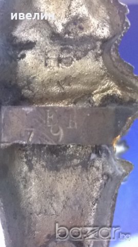 стара барокова закачалка от бронз, снимка 4 - Антикварни и старинни предмети - 20119305