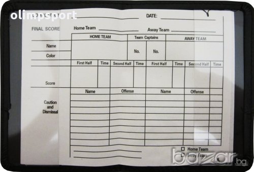 Съдийски картони с бележник FIFA нови, снимка 2 - Футбол - 8331374