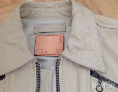 G-star оригинално кожено яке S, снимка 3 - Сака - 7748747