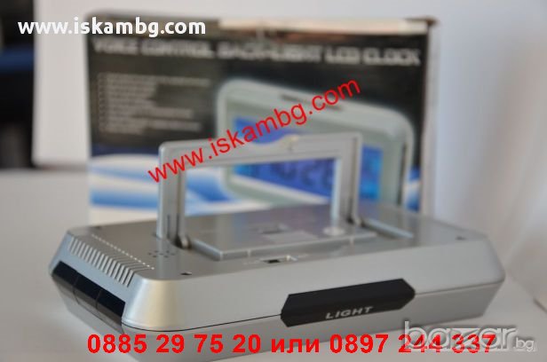 Настолен часовник с термометър+календар и гласов контрол, снимка 6 - Други стоки за дома - 12979313