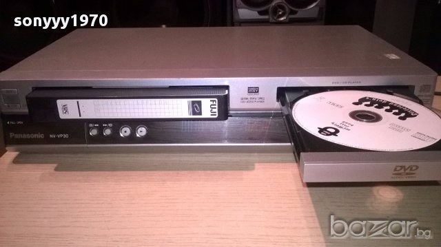 Panasonic nv-vp30ec-s hifi video+dvd+optical out-внос швеицария, снимка 2 - Ресийвъри, усилватели, смесителни пултове - 15154654