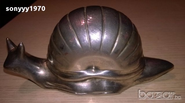 Красив и стилен охлюв-14/7/7см-внос швеицария, снимка 7 - Антикварни и старинни предмети - 16319665