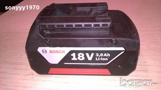 Bosch li-ion battery 18v/3.0ah with led-indication-внос швеицария