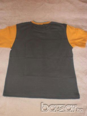 Тениска в сиво,жълто и тюркоаз-нова,размер 128,116 и 140 , снимка 5 - Детски тениски и потници - 7414406