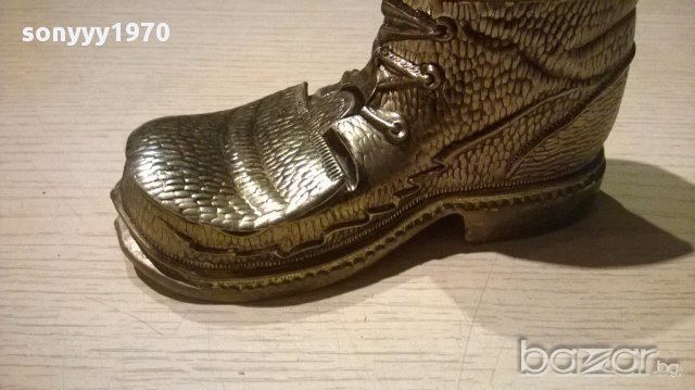 Златната обувка-14/11/6см-made in spain-мед/месинг-внос швеицария, снимка 12 - Колекции - 13904027