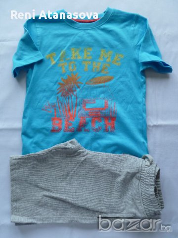 Mothercare блуза / тениска + къс панталон комплект сет лот, снимка 8 - Детски комплекти - 13513072