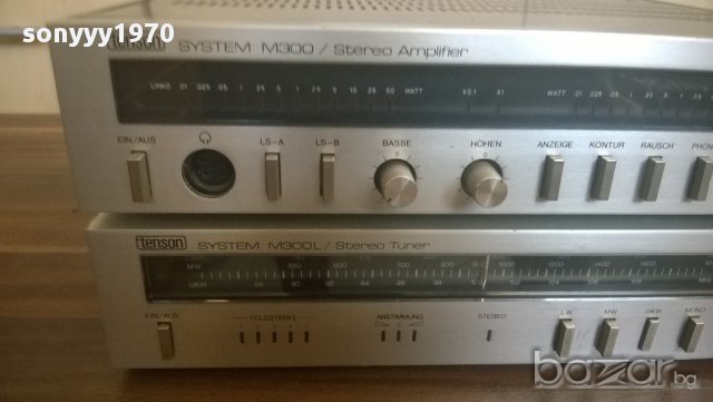 tenson m300l-tuner i tenson m300 amplifier-тунер и усилвател, снимка 6 - Ресийвъри, усилватели, смесителни пултове - 10324341