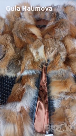 Дамски елек лисица, снимка 8 - Елеци - 24390129