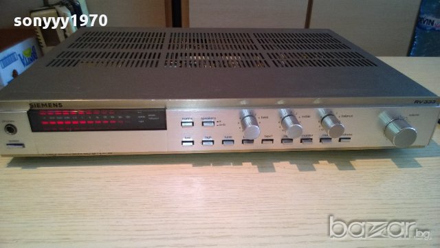 siemens rv-333 stereo amplifier-380watts-внос швеицария, снимка 3 - Ресийвъри, усилватели, смесителни пултове - 11444787