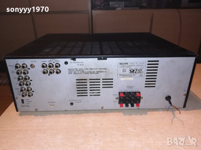 sanyo ja6155 amplifier-made in japan-620w-внос швеицария, снимка 14 - Ресийвъри, усилватели, смесителни пултове - 21646038